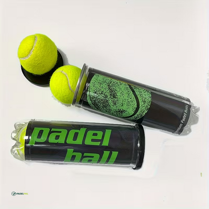 PadelPal Performance Padel Balls – High Visibility Yellow
