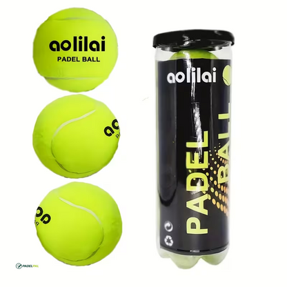 PadelPal Performance Padel Balls – High Visibility Yellow